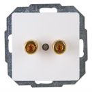 Kopp 921502009 with connection HK05 arctic white loudspeaker socket