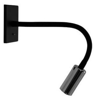 Brumberg 10180823 230V AC 4.2W 3000K bk/ch LED reading light