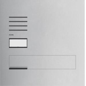 Elcom REL101Y Audio mailbox front 2D 1 button/mailbox stainless steel ONE