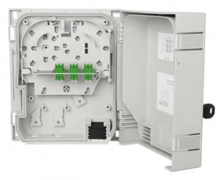 METZ CONNECT 1503507606-F 6xLCD-APC8° without pigt. 235x200x67mm HÜP OpDAT with lock IP54 OS2