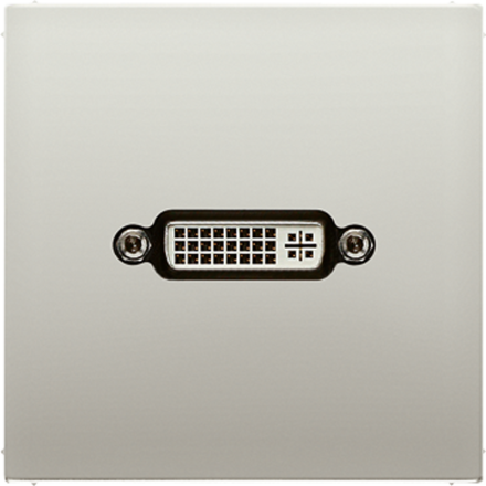 Jung MAES1193 Multimedia connection system DVI, LS series, stainless steel