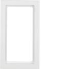 Berker 13096099 frame with large cutout polar white velvet Berker Q.3