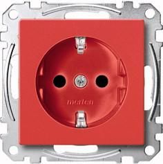MERTEN MEG2300-0306 SCHUKO socket ruby red System M