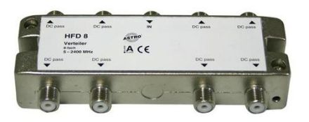 ASTRO Strobel 00414800 HFD 8 8-way 5 - 2400 MHz distributor