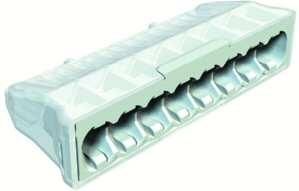 OBO Bettermann 61/825 8x2.5mm2 light grey plug-in terminal, 2054523