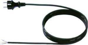 Bachmann 322.176 protective contact cable H07RN-F 3G1.5 5m black