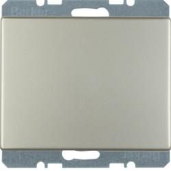 Berker 6710457004 Blind cover with central piece stainless steel Berker K.5
