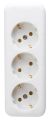 Kopp 120301007 power strip 3f white IP20