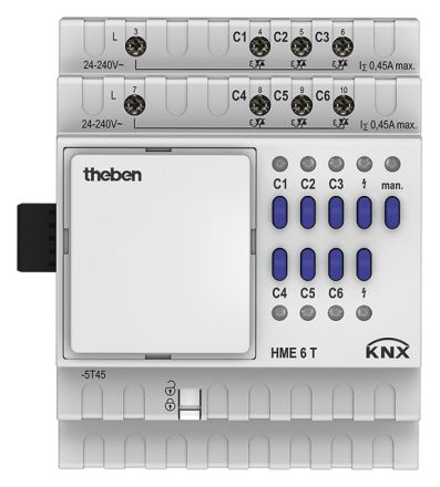 THEBEN HME 6 T KNX heating actuator MIX | 6-way, extension module