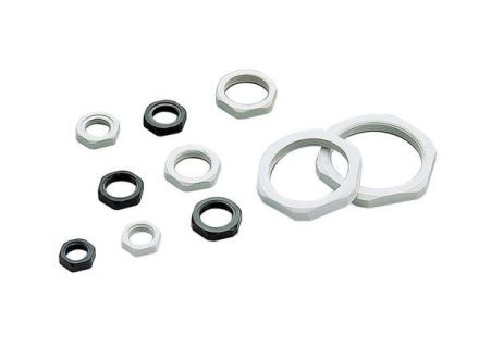 Cembre 3005720 1116 without shoulder M 16x1,5 light grey lock nut