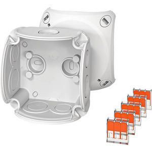 Hensel DK 0102 W 0.75-2.5 qmm 3-phase 5x 3-wire cable junction box