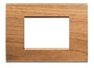 Bticino LNA4803LNC Light frame WALNUT 3-module, (wood)