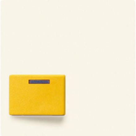 Jung A642D cover for Ackermann, type 73642 D, yellow, series AS, white