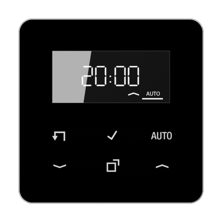 Jung CD1750DSW LB management timer display, CD series, black