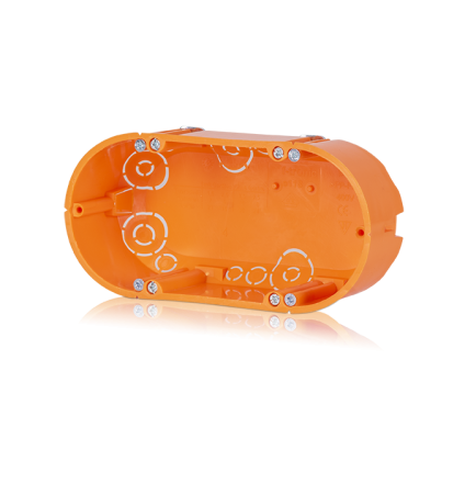 F-TRONIC E118 hollow wall box oval IP30 plastic