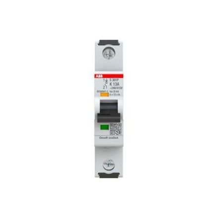ABB Stotz-Kontakt 2CDS381001R0447 S301P-K13 K25kA 13A 1P circuit breaker