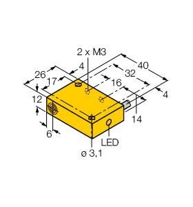 Turck 13102 NI4-Q12-AZ31X Inductive Sensor