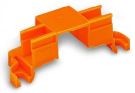 Wago 243-112 4-slot orange mounting adapter