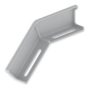 Unex 66842 falling grey RAL7035 60 U23X angle connector