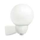 EsyLux EL10026133 wall light LB16 AL P Garda white incl. opal glass