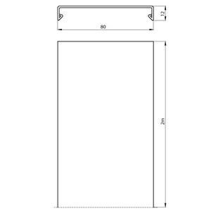 Unex T-80.88 halogen-free grey RAL7035 80 U43X cover