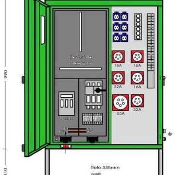 Elektra Tailfingen 183248 AV 80N/A/6321-2 connection distribution cabinet