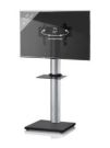 VCM ONU black lacquer TV stand with intermediate base