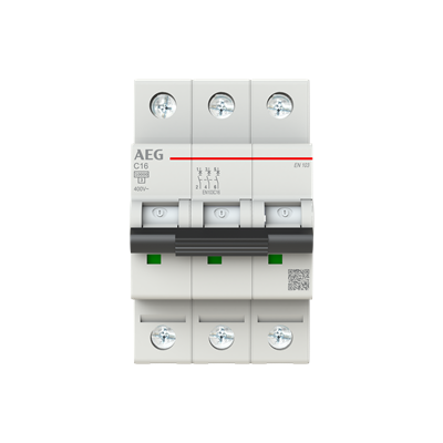 Busch-Jaeger 2CDS273088R0164 Elfaplus 10kA C-16A 3P circuit breaker