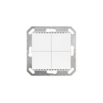 Elsner Cala KNX M4-T pure white RAL9010 four-way button