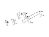 ABN N/PE with CU 30x5mm 1-pole 30° standard busbar module (MXSC11441)
