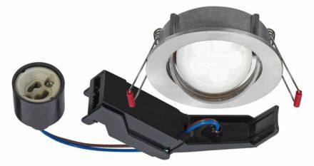 Feilo Sylvania 3001762 Inset Trend GU10 Dim Nickel 6W 36° 830 LED recessed ceiling spotlight