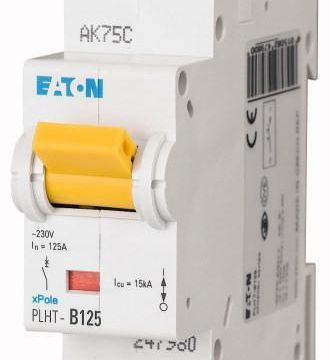 Eaton PLHT-C125 circuit breaker, 125A, 1p, C-Char , 247989
