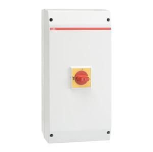 ABB Stotz-Kontakt OTP75A3U, safety switch 3-pole 37 kW 400V with red-yellow handle, 1SCA022401R0410