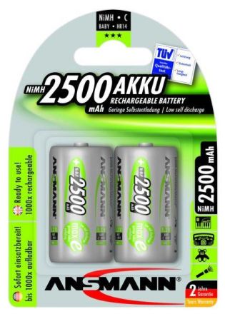 Hückmann 119544 Baby C 1.2V 2500mAh (PK=2pcs.) battery
