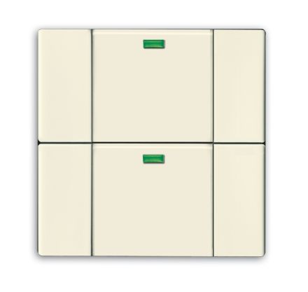 BUSCH-JAEGER 6732-82 wireless touch sensor WaveLINE Future | 2-way | ivory white