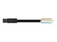 Wago 774-9993/216-701 St, 7000mm, black connection cable 3x1.5mm²