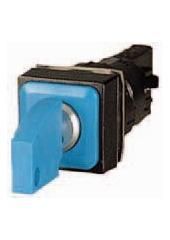 Eaton Q18S3R-BL key switch, 3 positions, blue, latching, 064430