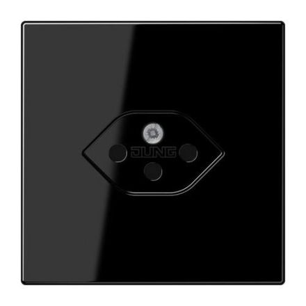Jung LS1520-13SEVSW single socket, Swiss standard, type 13, LS series, black