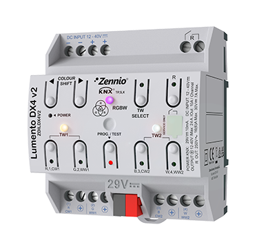 Zennio ZDILDX4V2 Lumento DX4 V2 dimming actuator