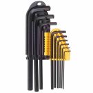 IRONSIDE 114011 Hexagon set 9 pcs black long in folding holder