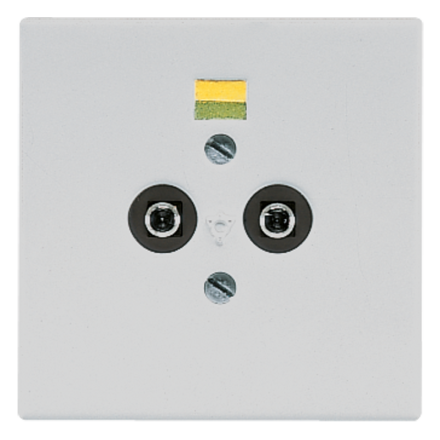 Jung LS965-2LG equipotential bonding socket, Duroplast, LS series, light grey