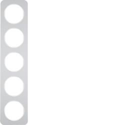 Berker 10152174 frame aluminum/polar white Berker R.1