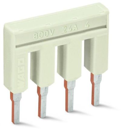 Wago 2002-408 TOPJOB S 8-way light grey comb bridge