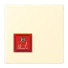 Jung NRSLC0834RT201 emergency call system call button, LS series, white ( LC32001 )