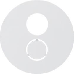 Berker 11962089 Centre piece for loudspeaker socket polar white, glossy Berker R.1/R.3