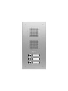 Grothe TS787 1-3 silver EV1 3 bell button door station, 78713