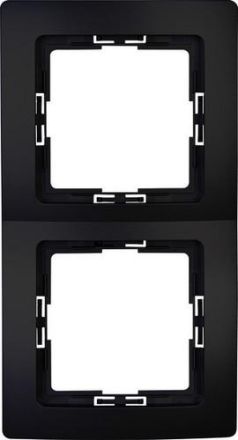 Kopp 308550069 PARIS 2-way matt black cover frame