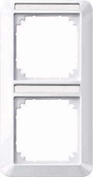 MERTEN 385225 Frame 2-way vertical active white glossy