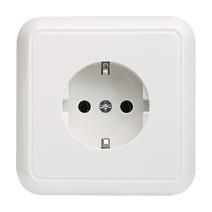 ELSO 205024 flush-mounted socket with solid plate 16A pure white