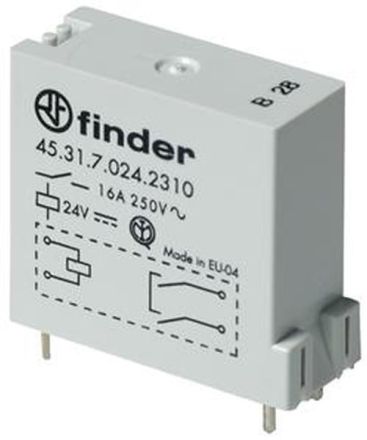 Finder 45.31.7.012.0310 1 normally open 16A coil 12V print relay